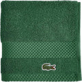 Lacoste Heritage 100% Supima Cotton Wash Cloth, Croc Green, Highly Absorbent & by Unknown