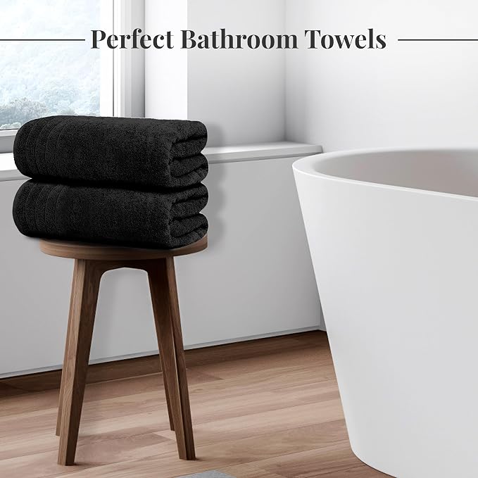 8 Piece Towel Set, 2 XL Bath, 2 Hand, 4 Washcloth, Lighter Weight, Quicker to - Image 2