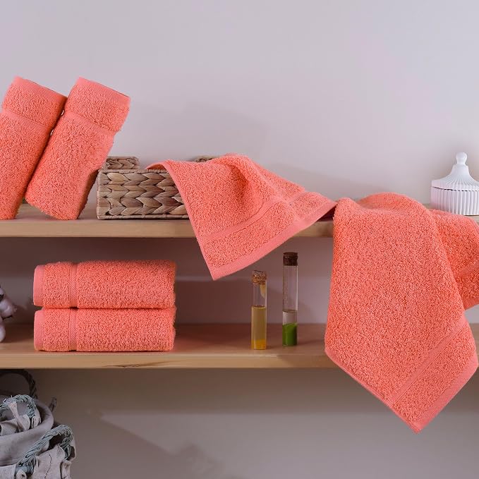 Hawmam Linen Luxury Cotton Washcloths 13x13 Inch - Image 2