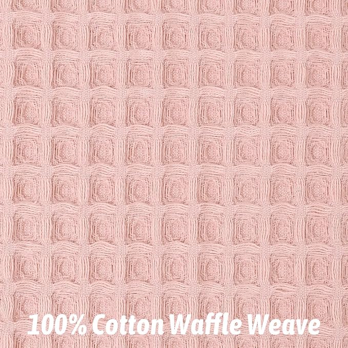 Jacquotha Waffle Hand Towels for Bathroom Decor | 2-Piece Cotton Face Towels - Image 3