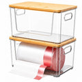 Trash Bag Holder 2 Pack, Stackable Garbage Bag Dispenser by Unknown