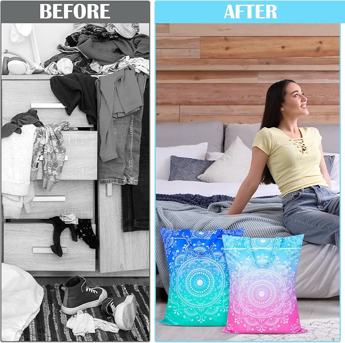 2 Pcs Large Travel Laundry Bags - Image 6