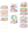 Yuyetuyo 6 Tier Raised-Height Hanging Closet Organizer, Stackable Sweater by Yuyetuyo