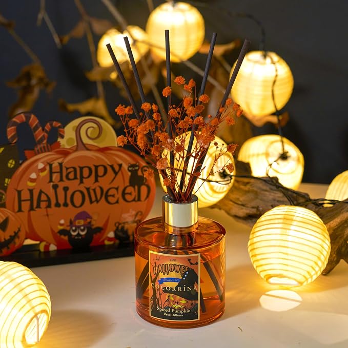 Reed Diffuser - Spiced Pumpkin 6.7 fl oz Scented Diffuser - Image 5