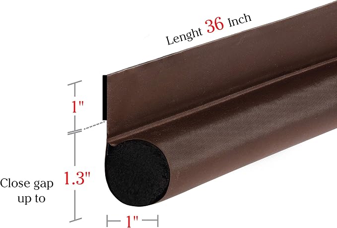 Door Draft Stopper 36" : One Sided Door Insulator - Image 3