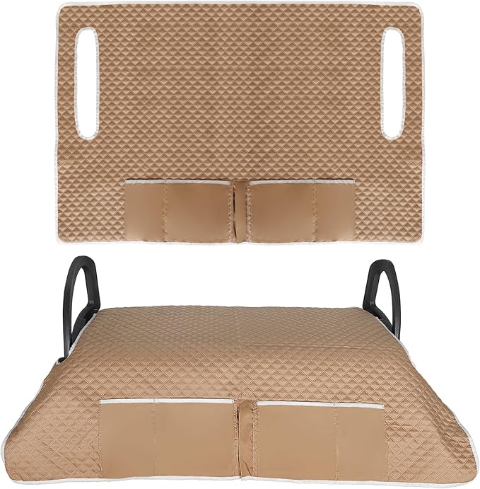 Roykaw Golf Cart Seat Cover, Golf Cart Seat Blanket w/Double Layer Universal Compatible with EZGO TXT RXV/Club Car DS Precedent 2 Seat Golf Carts, w/ 4 Storage Pockets, Easy to Use & Clean