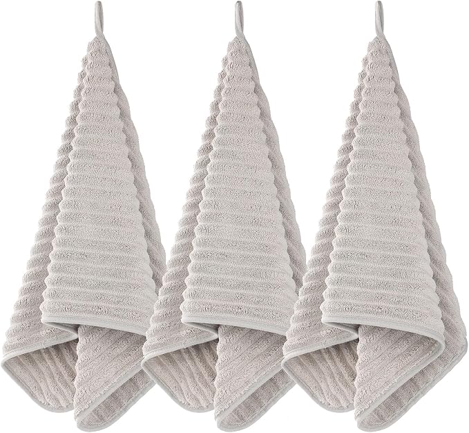 Luxury 3-Piece Quick-Dry Bath Towel Set – Ultra Soft Microfiber Towels | Hand by Bedvcaty