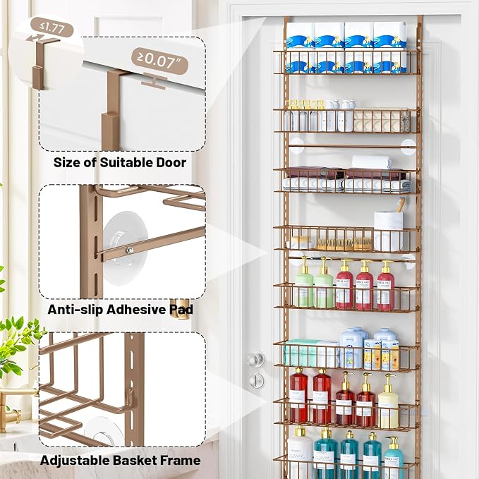 ElegantArray 9-Tier Pantry Door Organizer - Image 4