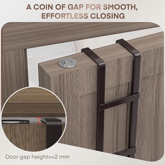 FYY 2 Packs Over The Door Hooks, Double Sided Door Hanger Hook - Image 6