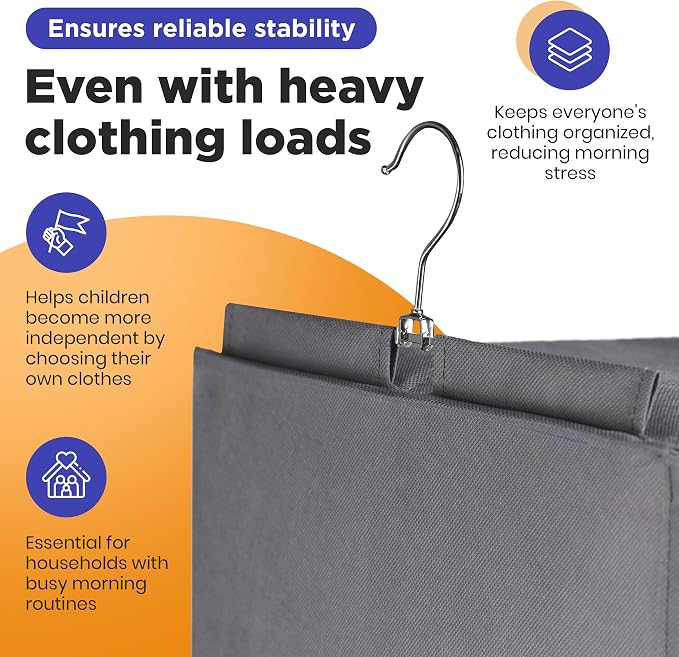 Handy Laundry Hanging Clothes Organizer - Image 5