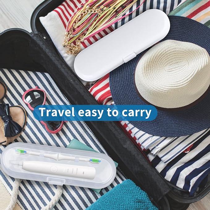 Fowecelt 2 Pack Electric Toothbrush Travel Case - Image 4