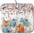 Giwawa Fall Orange Pumpkin Dish Drying Mat Eucalyptus Leaves Drainer Rack Pad by Giwawa