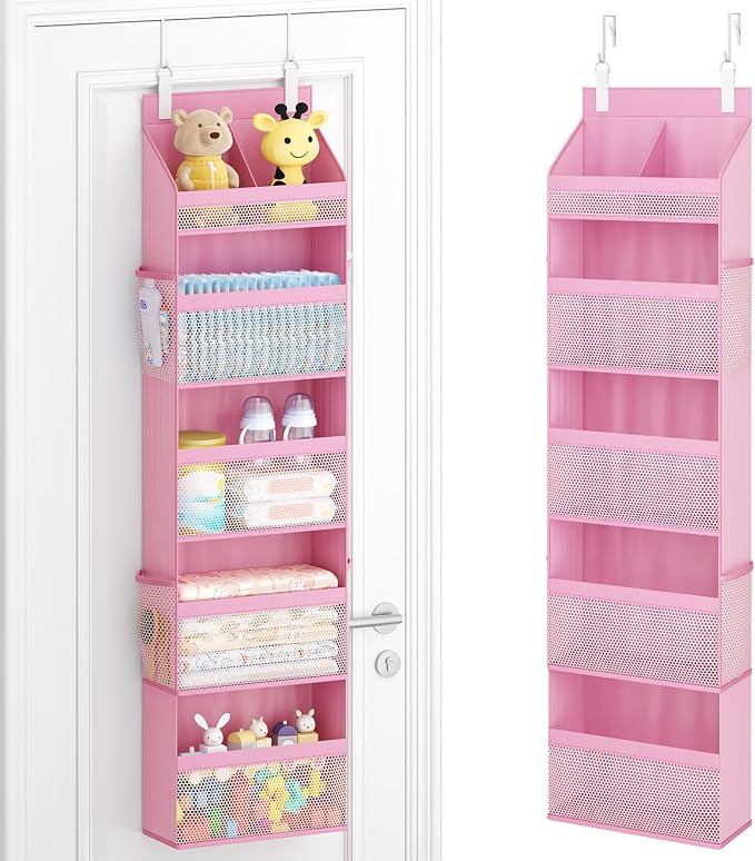 Lifewit 5 Tier Over the Door Organizer, Diaper Hanging Storage by Lifewit