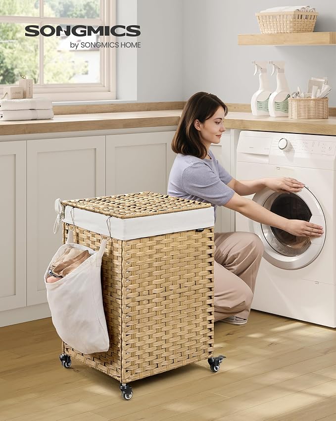 SONGMICS Rolling Laundry Hamper - Image 2