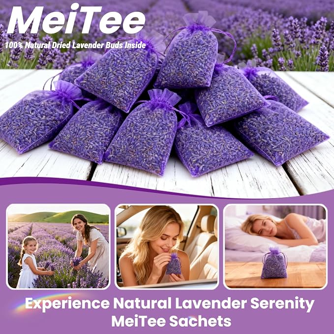 French Lavender Sachets, 20 Pack - Image 5