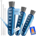 Holikme 6 Pack 4 in 1 Cup Lid Cleaning Brush 3 Straws Bottle Brush, Silicone by Holikme