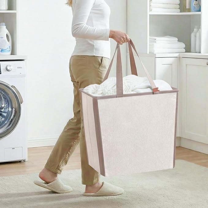 STORAGE MANIAC Collapsible Laundry Basket, 16.9 Gal. Large Pop-up Laundry Hamper - Image 3