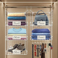 DECOLURE 5-Tier Adjustable Hanging Closet Organizer – Maximize Hanging Storage by DECOLURE