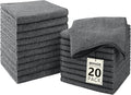 Washcloths 20 Pack Face Towels, Highly Soft Wash Cloths | Hand Towels, Fast by Unimade