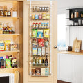 Delamu Over The Door Pantry Organizer, 8-Tier Metal Pantry Door Organization by DELAMU