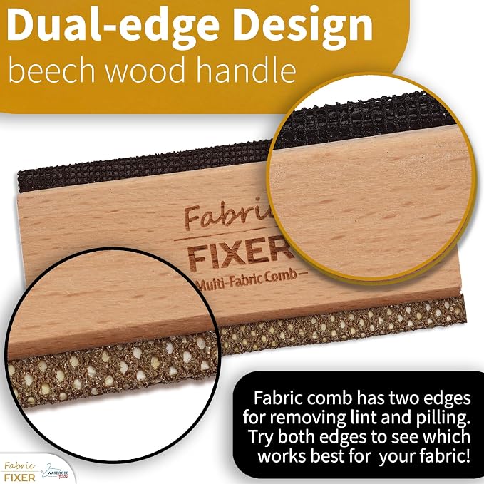 Cashmere and Multi-Fabric Sweater Comb Combo Manual Fabric Defuzzer Wool Lint - Image 7