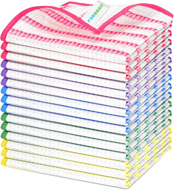 Forggon Wood Fiber Cleaning Cloth-15pcs, Super Absorbent Cleaning Cloth by Unknown