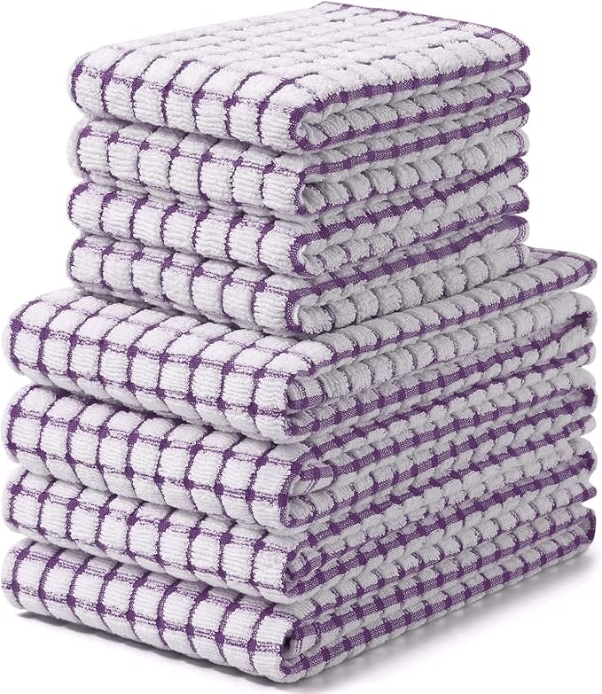 Homaxy Kitchen Towels and Dishcloths Set by Homaxy