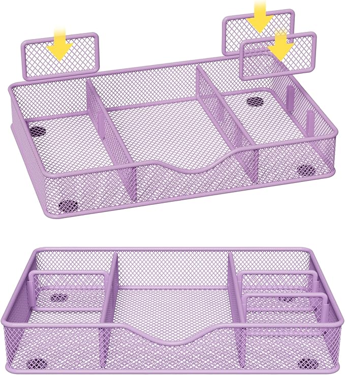 VyGrow Desk Drawer Organizer Tray, Metal Mesh Drawer Organizers Office - Image 2