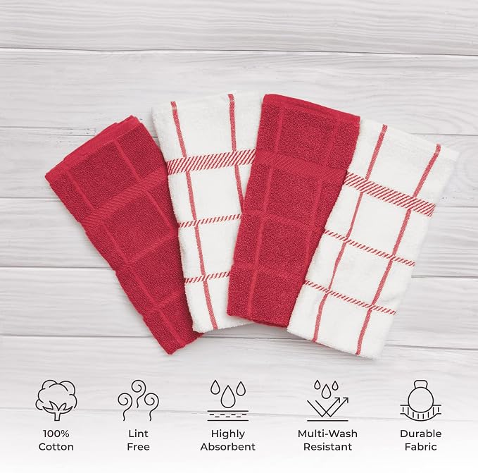 100% Cotton Terry Dish Cloth & Dish Towel - Image 2