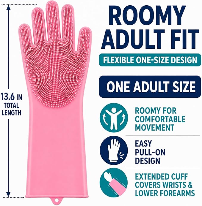 Silicone Dishwashing Gloves - Image 5