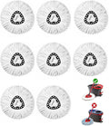 8 Pack Spin Mop Head Replacement by EPSUNORISE