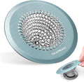 TRAPMATE Reversible Bathtub Drain Hair Catcher, Prevent Clogging Shower Drain by TRAPMATE