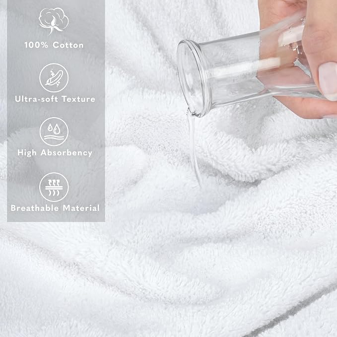 American Soft Linen 100% Cotton Luxury Turkish Towels, 35x70 XL Bath Sheet | - Image 4