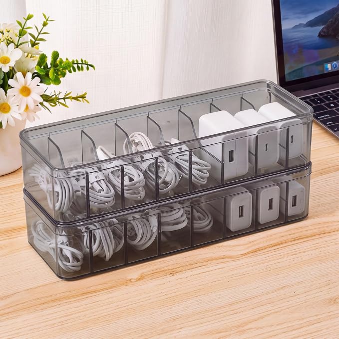 Tatuo 2-Pack Cord Organizer Box - Image 7