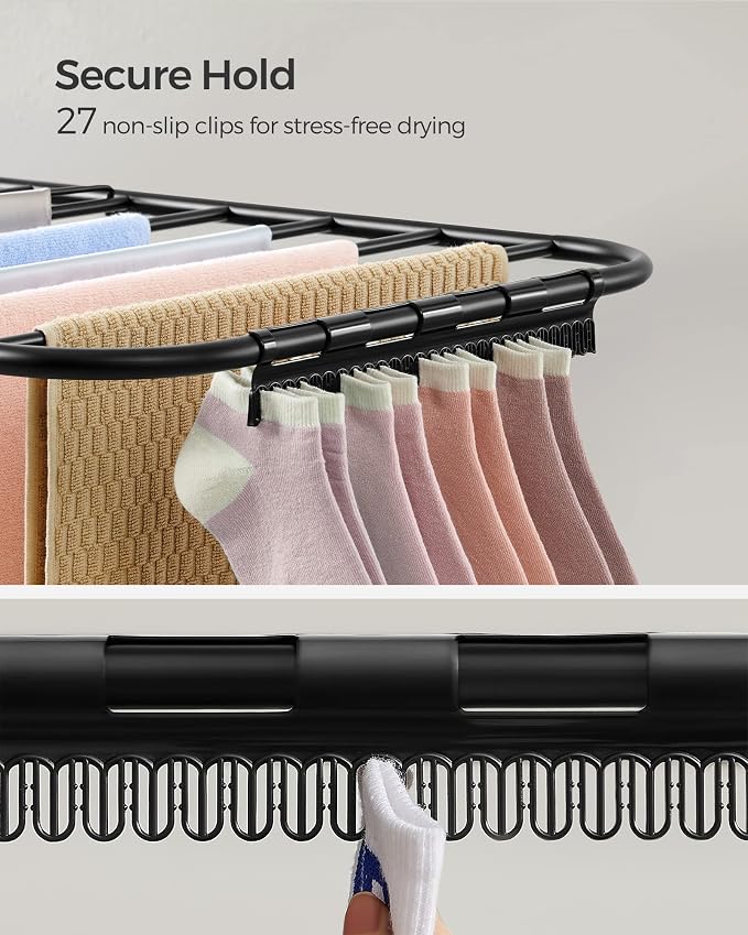 SONGMICS Clothes Drying Rack, - Image 5