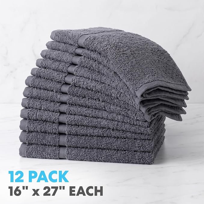 Simpli-Magic Cotton Hand Towels 16"x27" – Soft Towels - Image 6