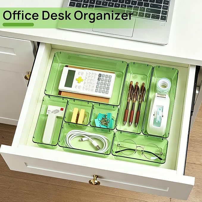 Vtopmart 25 Pack Plastic Drawer Organizers - Image 6