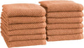 Great Bay Home 100% Cotton 12-Pack 13x13 Wash Cloth by GreatBayHome