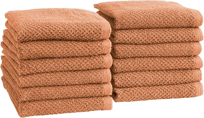 Great Bay Home 100% Cotton 12-Pack 13x13 Wash Cloth by GreatBayHome