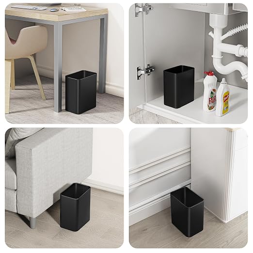 Cesun Small Bathroom Trash Can, 2.1 Gallons, Under Sink Wastebasket, Stainless - Image 7
