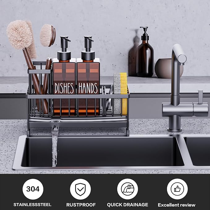 Cisily Kitchen Soap Dispenser Set - Image 5
