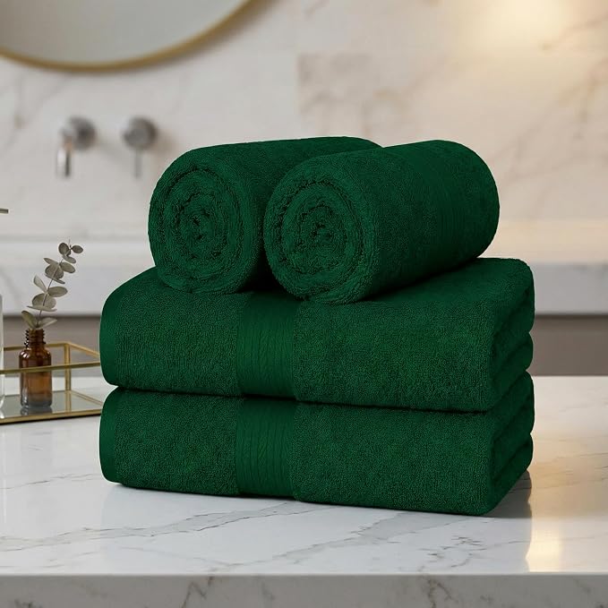 100% Cotton Hand Towels 18x28 Inches, 600 GSM, Soft & Absorbent - Image 2