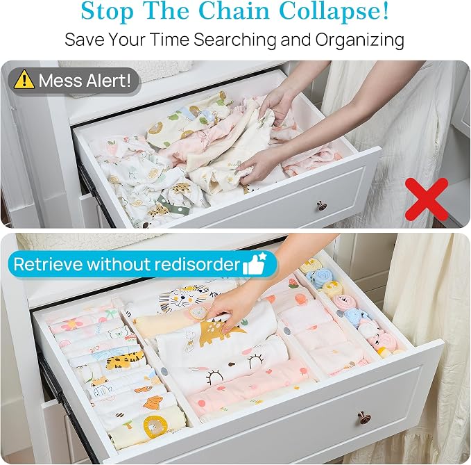 Vtopmart 4" High Drawer Dividers - Image 2