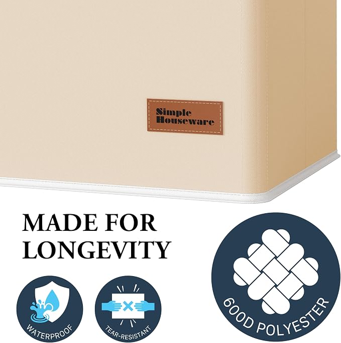 Simple Houseware Foldable Laundry Hamper Basket - Image 5