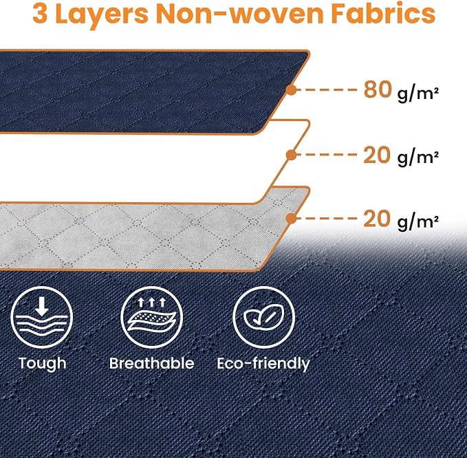90L Clothes Storage, Foldable Thick Fabric Blanket Storage Bags | Foldable - Image 6