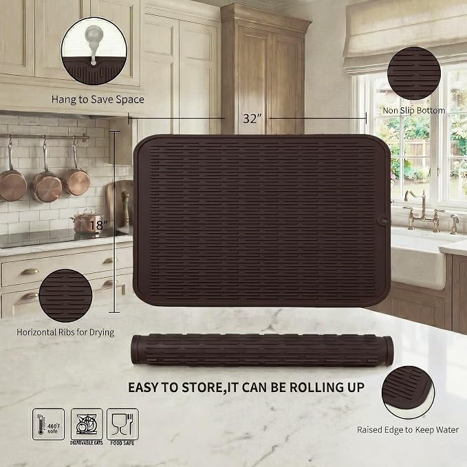 MicoYang Silicone Dish Drying Mat - Image 2