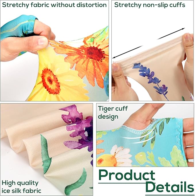 YUNVI Gardening Sleeves Farm Sun Protection Cooling Arm Sleeves to Cover Arm for Women