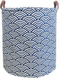 Waterproof Laundry Hamper Collapsible Laundry Basket Leather Handle Laundry Bag by %E2%80%8ETeLUVHome