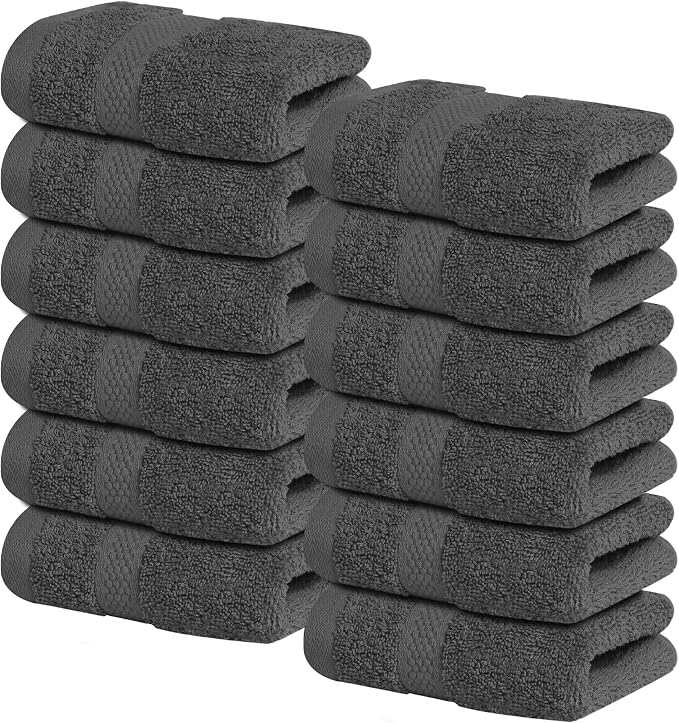 Infinitee Xclusives 100% Cotton Luxury Wash Cloths by InfiniteeXclusives