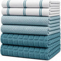 Premium Kitchen Towels 6 Pack 100% Cotton by BumbleTowels